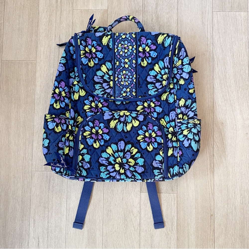 Vera Bradley Indigo Pop Medium Backpack